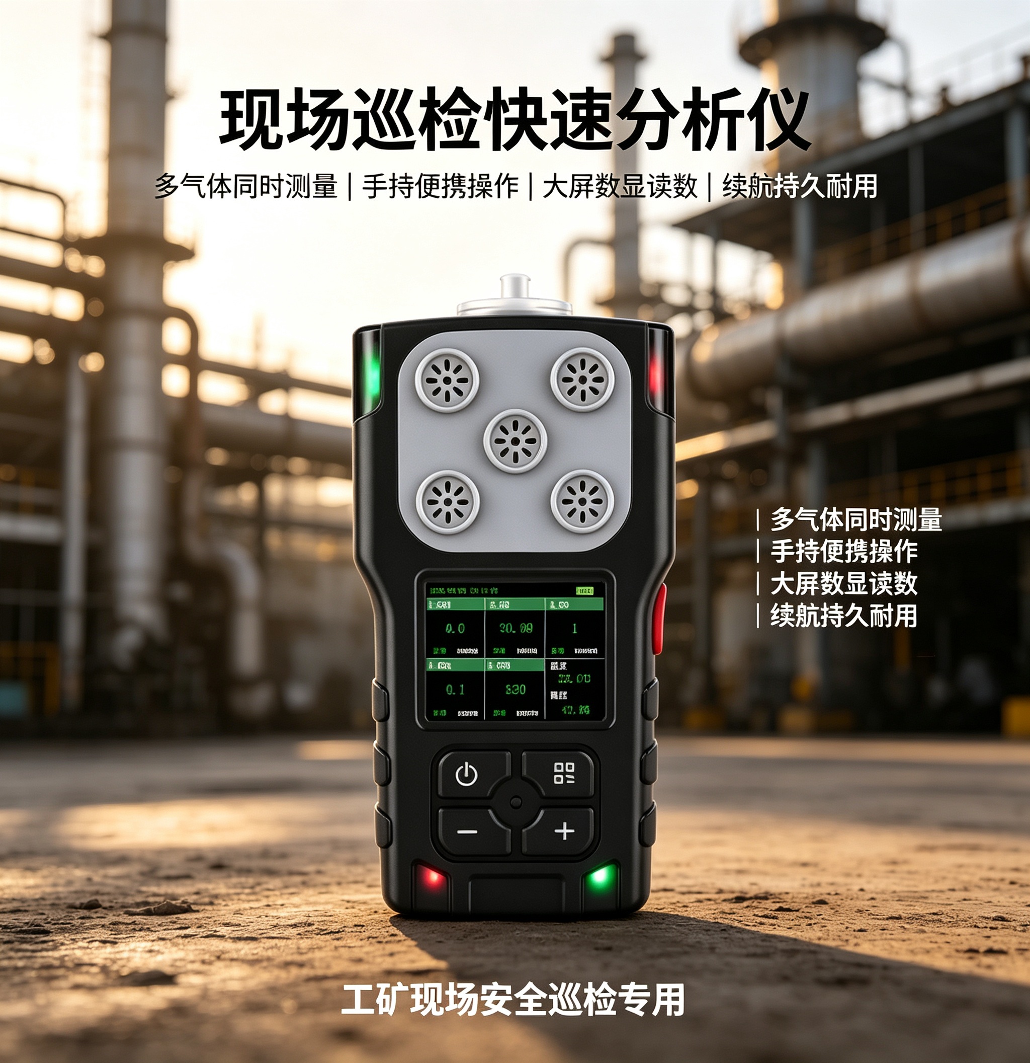 便携式气体检测仪参数表：看懂数字才算会选-睿安环境