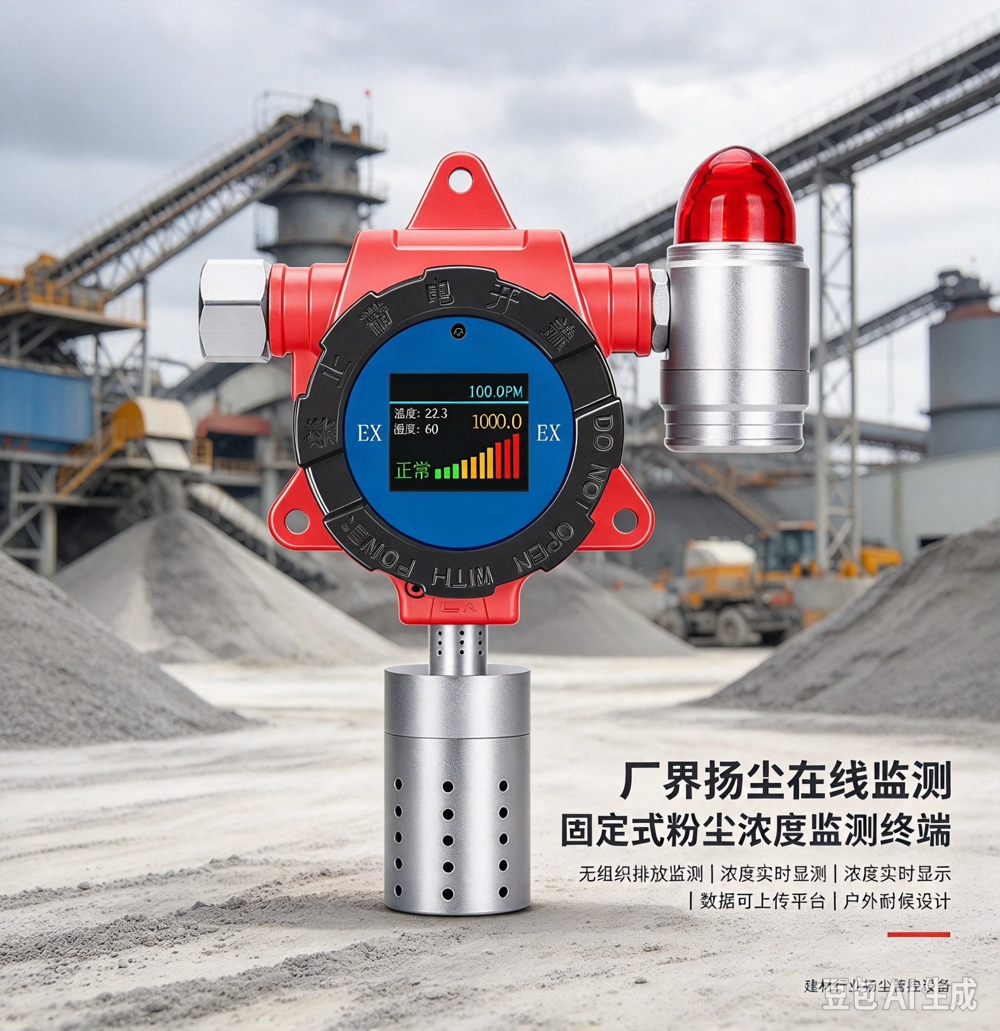 粉尘浓度检测仪怎么比：精度之外的三项硬指标-睿安环境